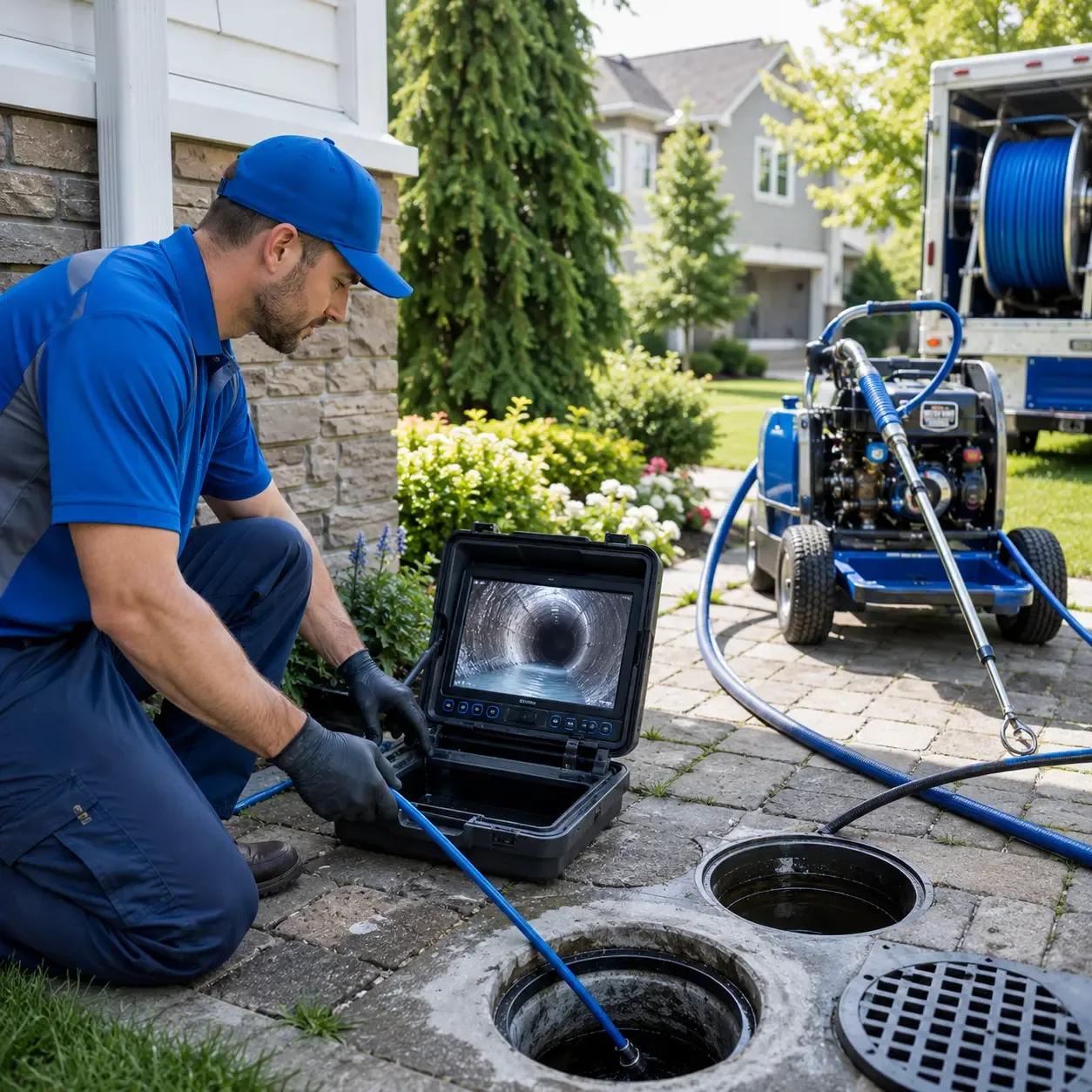 Outdoor drain cleaning professionals serving Dunkirk, IN